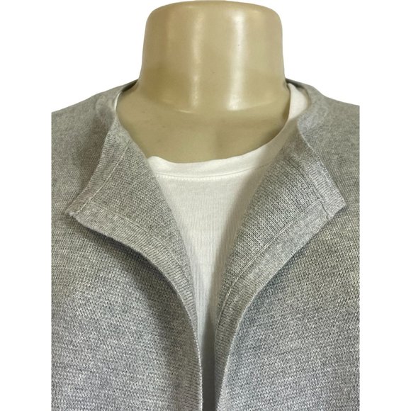 NWT J.Crew Cardigan Cotton Boho Light Grey Size XS Women's Sweater - Picture 4 of 8